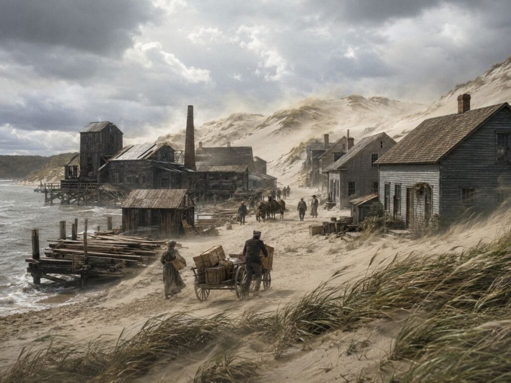 Historic Village By The Sandy Shore