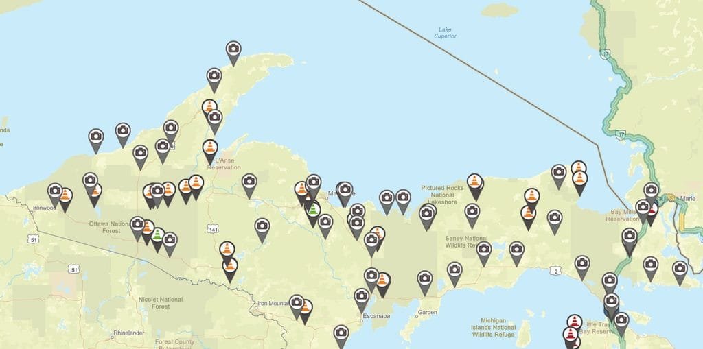 Mdot Live Cameras - Michigan Upper Peninsula