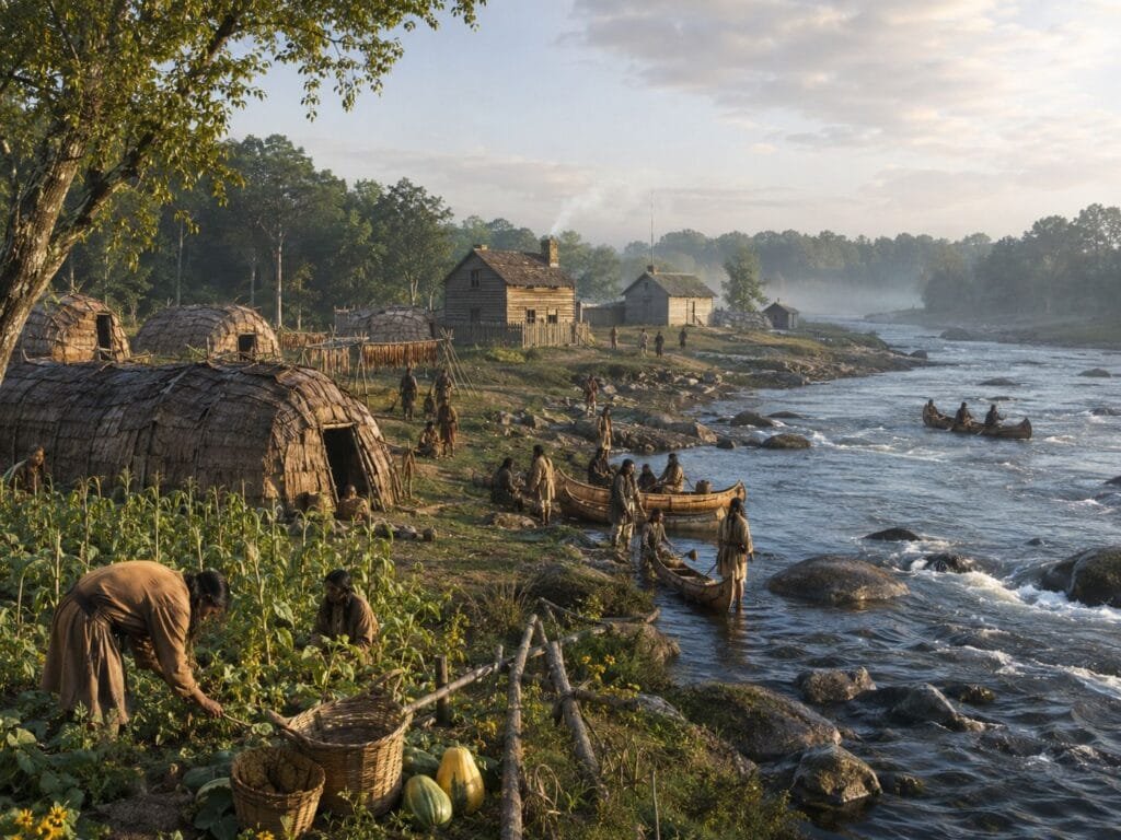 Odawa Village On The Grand River, 1826