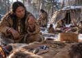 Anishinaabe Winter Camp And Trade Bead