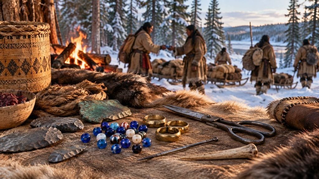 Winter Trade Goods By The Campfire