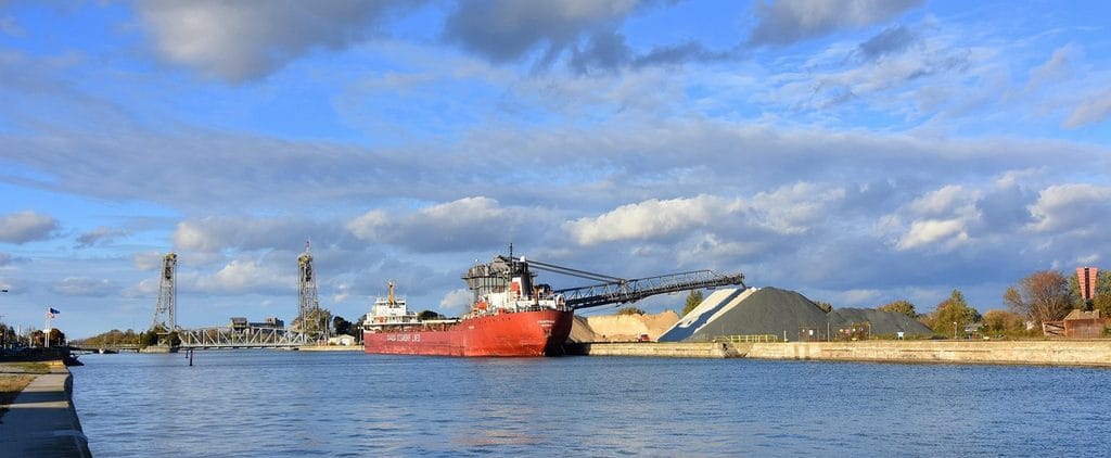 Ship On The Welland Canal