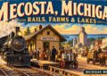 Historic Train Station In Mecosta