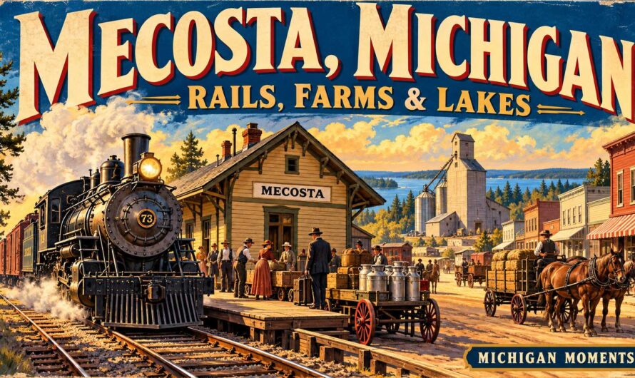 History Of Mecosta, Michigan – The Michigan Railroad Town That Lost Its Tracks But Refused To Vanish (1880 – 1947)