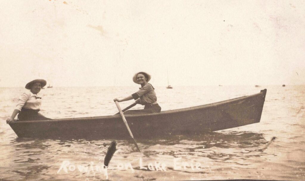 Rowing Out On Lake Erie