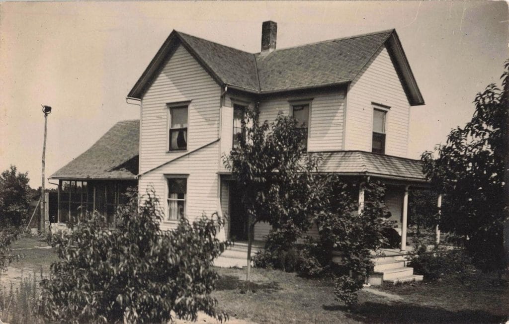 A Farm House Near Sodus In The Early 1900S. 