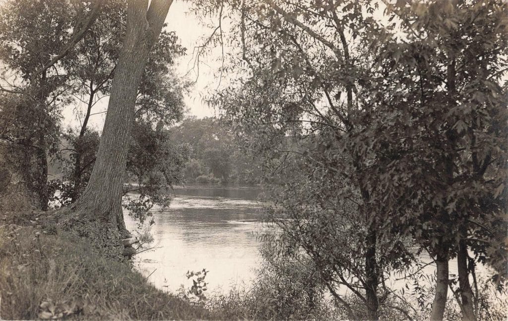 The Winding St. Joe Riover Near Sodus Michigan