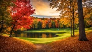 Disc Golf Fall Landscape Vaw