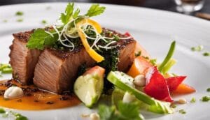 Fusion Of Traditional Contemporary Food